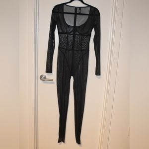 Skims mesh catsuit